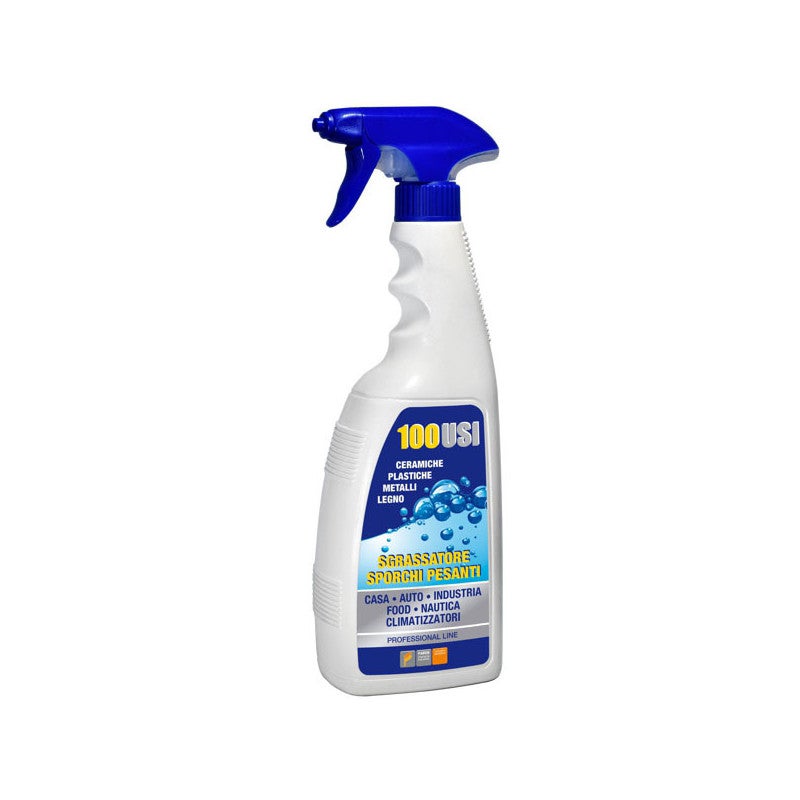Faren 100 USI, Sgrassante Multiuso Alcalino, efficace e sicuro su tutte le superfici per una perfetta pulizia,750ml