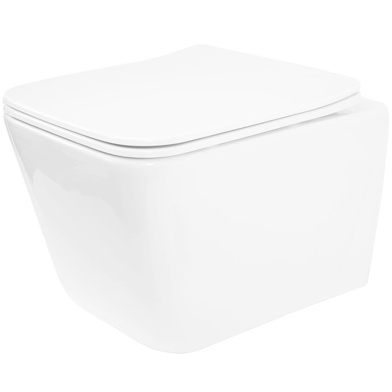 Misa Wc Podwieszana Rea Julio Rimless Biały 51,5 X 35,5