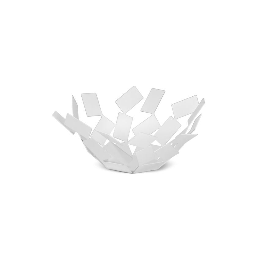 Fruttiera Alessi La Stanza Dello Scirocco - Design Mario Trimarchi, Acciaio Nero, 27.3x12.7x27.3 Cm - Foto 4