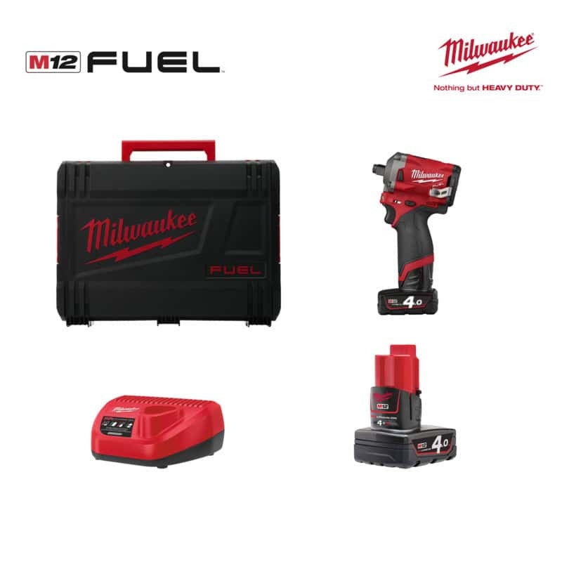 Clé Sans Fil Milwaukee M12 FIWF12-0 - Légère Et Puissante Pour Les Pros