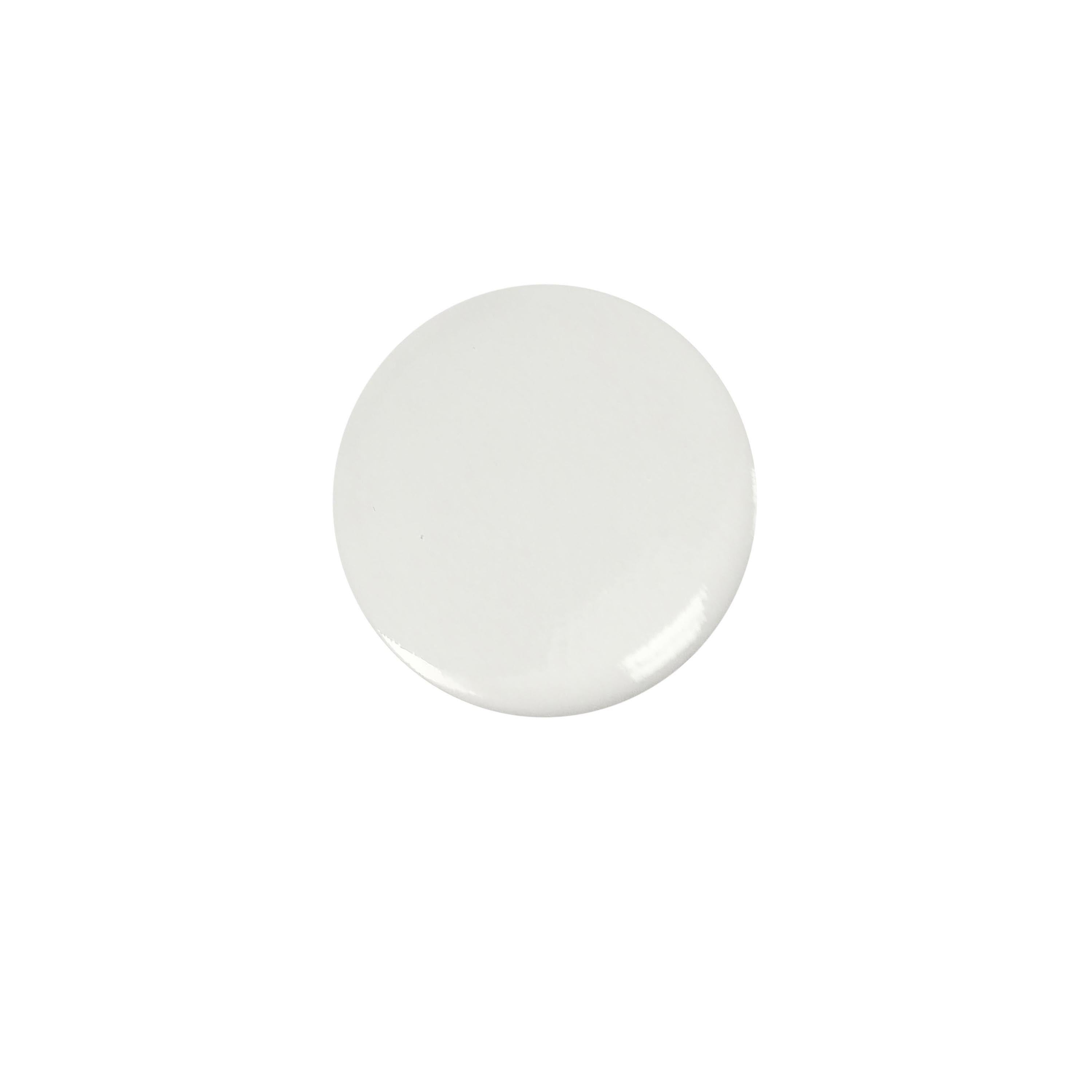 Bouton de meuble | Style rustique | Fabriqué en hêtre | Finition blanche | Mesures 38*38*22 mm | Système de fixation | Comprend des vis M4 | 6 unités - 3