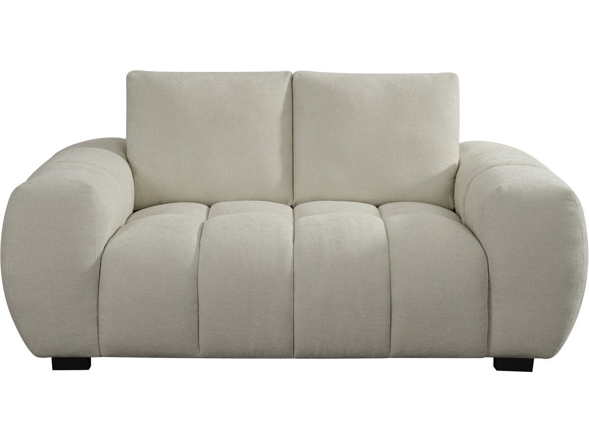 Sofa z tkaniny szenilowej "Cambon" - 2 miejsca - Bez