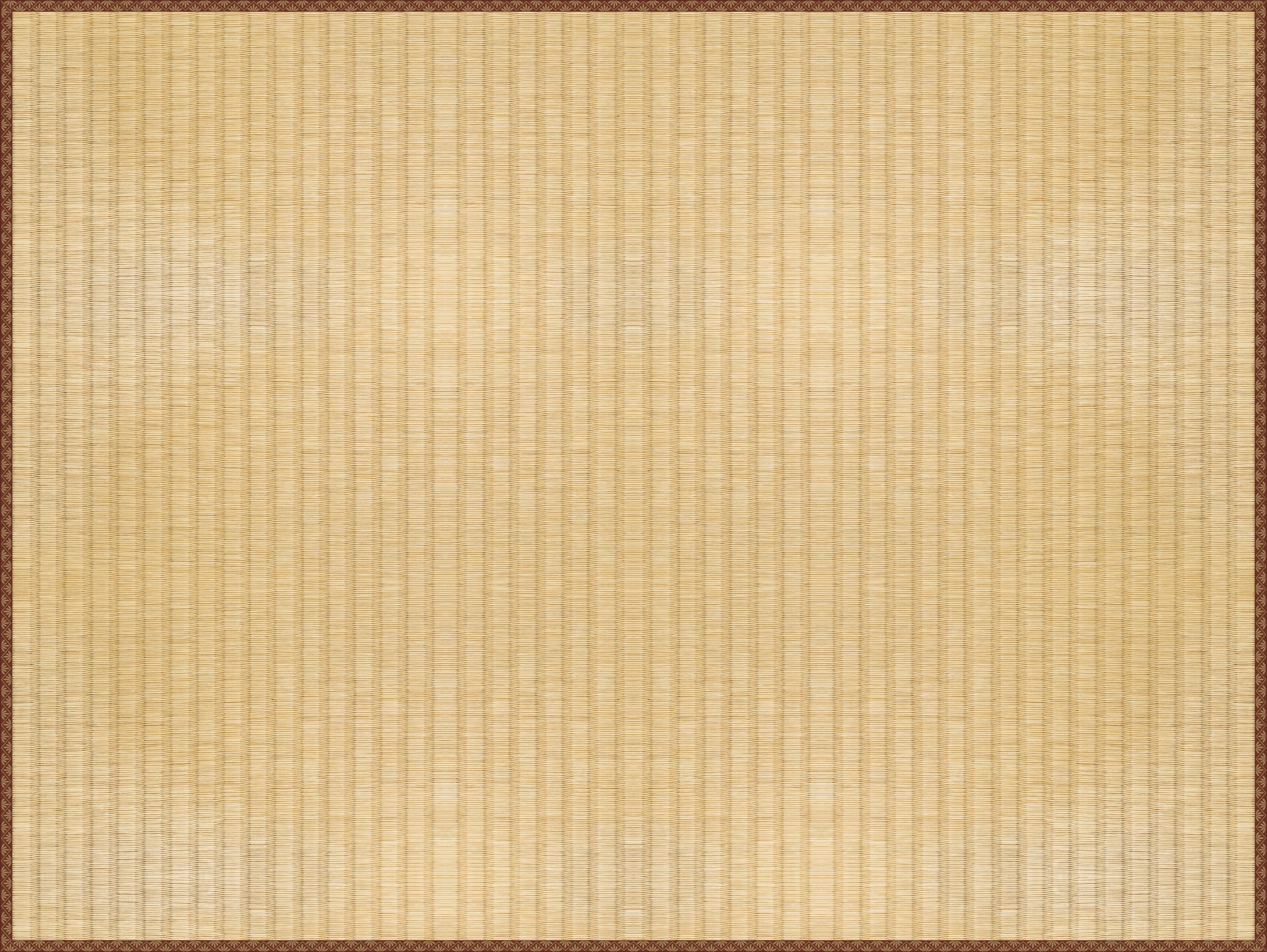 Japoński dywan winylowy Tatami 200x266 cm - PVC antypoślizgowy, gładki nadruk, winylowy dywan do kuchni lub salonu, zmywalny