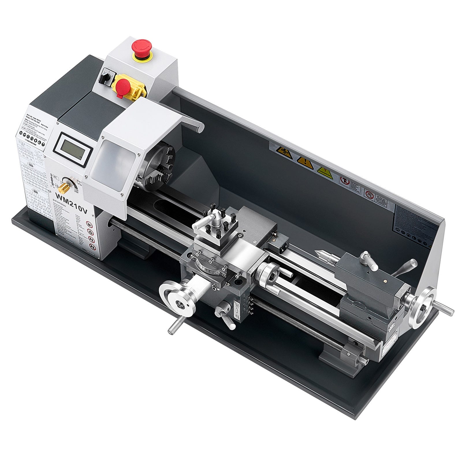 Mophorn Tour à Métaux de Précision 7"x12" Mini Tour à Métal Vitesse Variable 50-2500 tr/min Mophorn Tour à Métaux de Précision 7"x12" Mini Tour à Métal Vitesse Variable 50-2500 tr/min