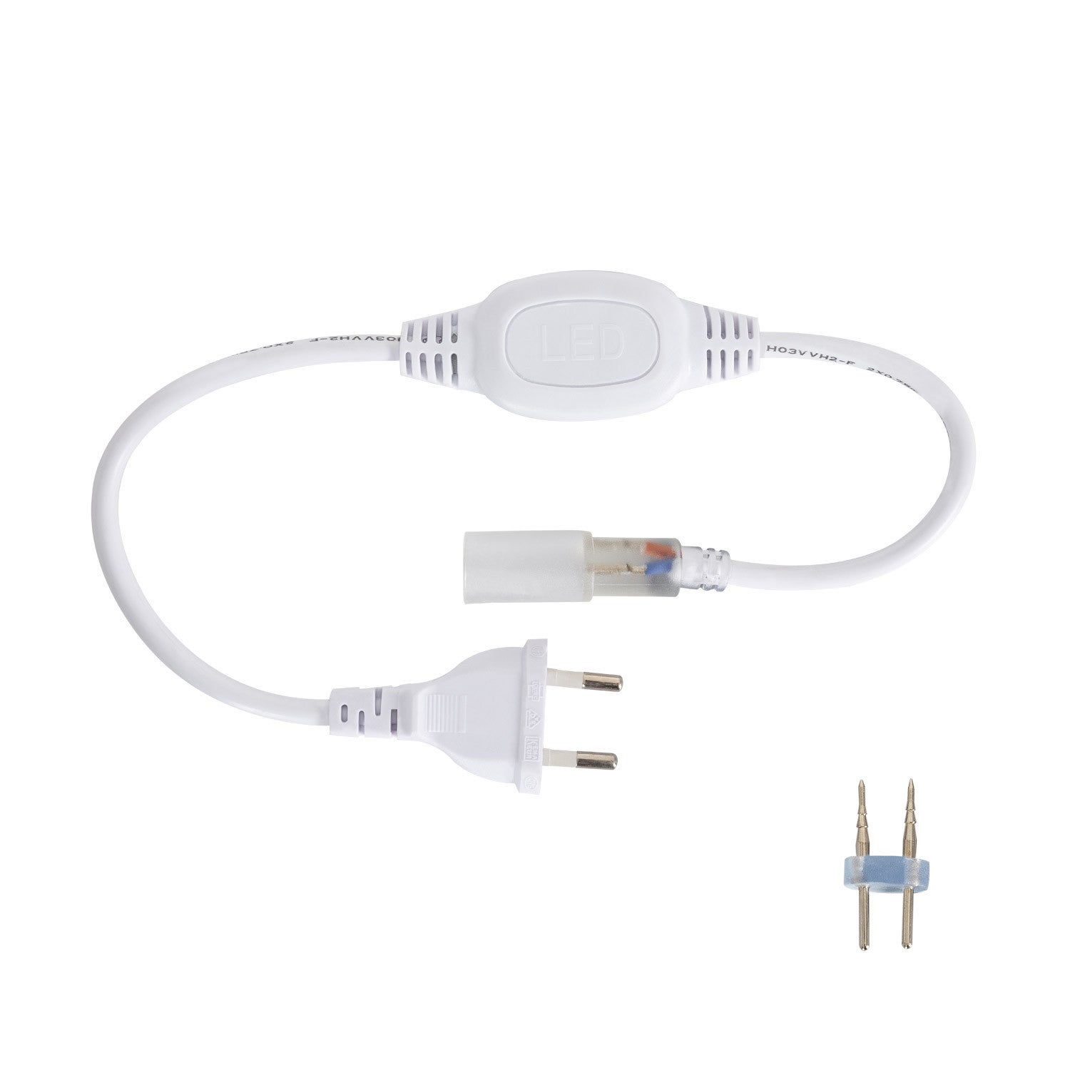 Ruban LED Néon Dimmable 220V Blanc Chaud Circulaire 360 9W/m Coupe 100cm IP67 Sur mesure 15 m - 5