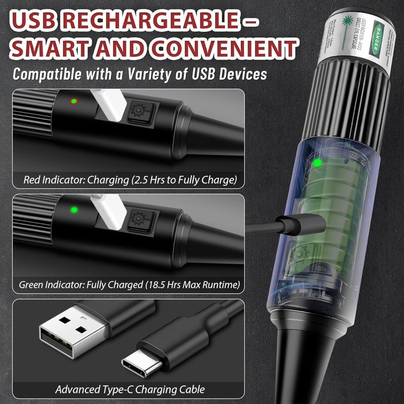 Outil de calibration laser vert rechargeable pour un alignement précis des arbres avec 32 adaptateurs de tailles différentes - 5