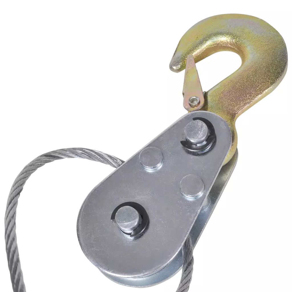 Tiro manuale a cavo 1815 kg con 2 velocità tira forte traino manuale con verricello 02_0004134 - 5