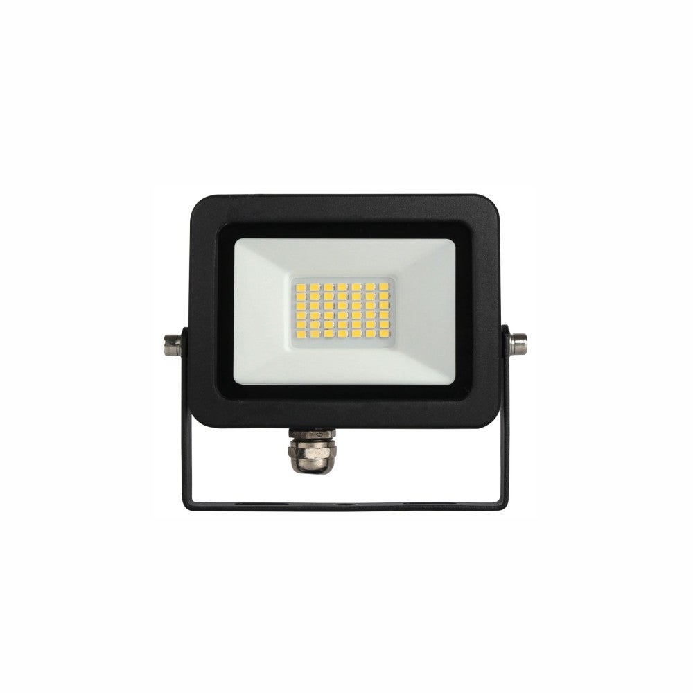 Sky 20W IP65 5000K Czarny zewnętrzny reflektor LED - 2450lm, aluminium, wiązka 110° Beneito Faure
