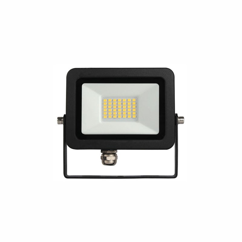 Sky 20W IP65 5000K Czarny zewnętrzny reflektor LED - 2450lm, aluminium, wiązka 110° Beneito Faure