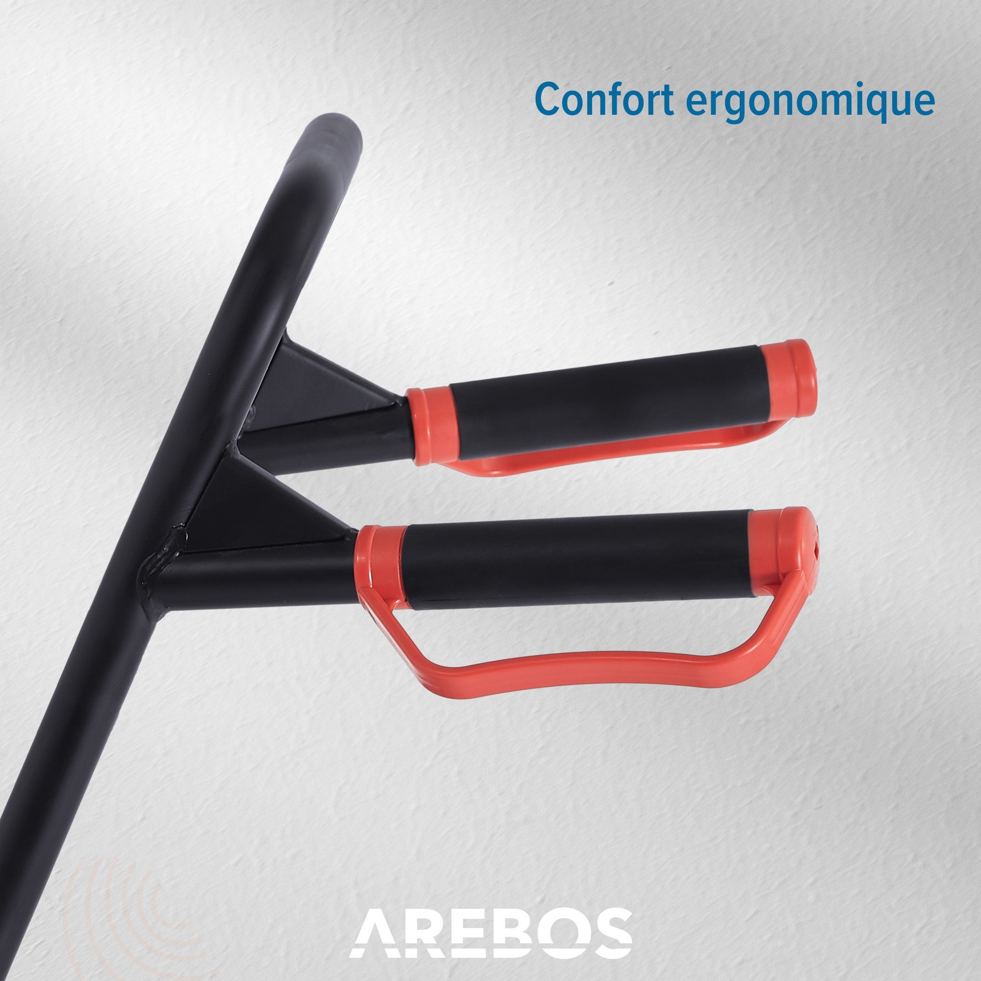 AREBOS Diable pour escaliers Diable pour escaliers pliable avec pneus en caoutchouc dur & cadre en acier Diable de transport - 7