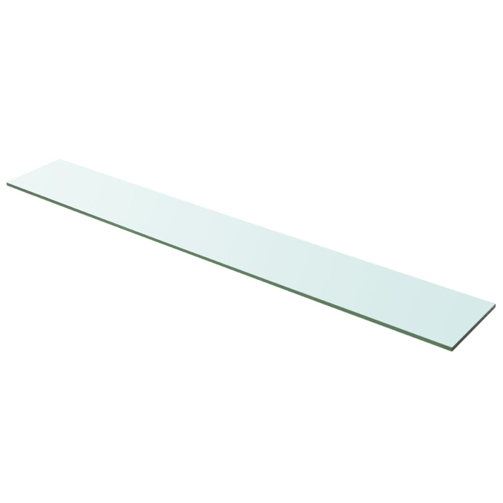 Panneau Étagère Verre Trempé 50x12 Cm - Épaisseur 8 Mm | Capacité 15 Kg