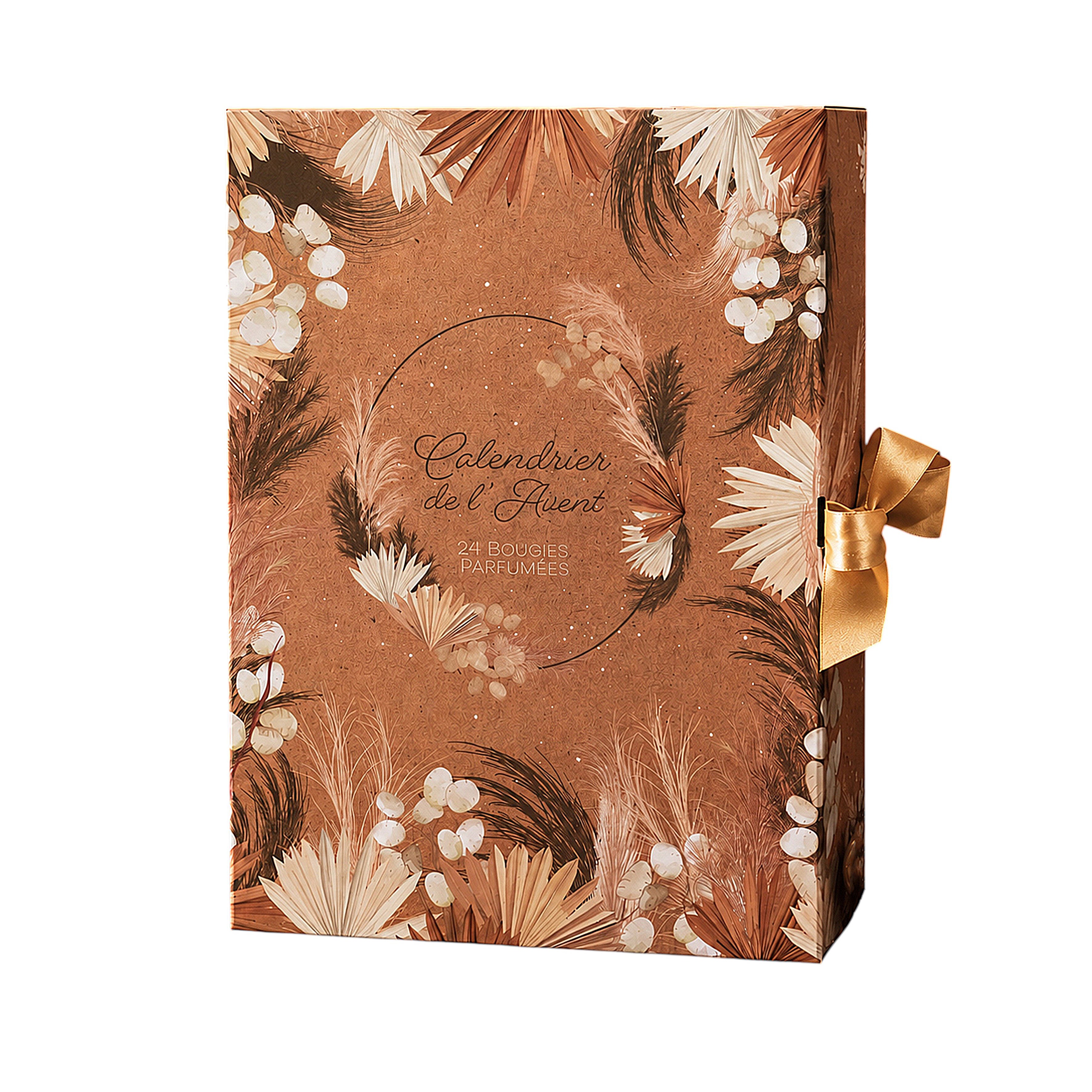 Calendrier de l'Avent - Lot de 24 Bougies - HOME DECO FACTORY - Blanc ...