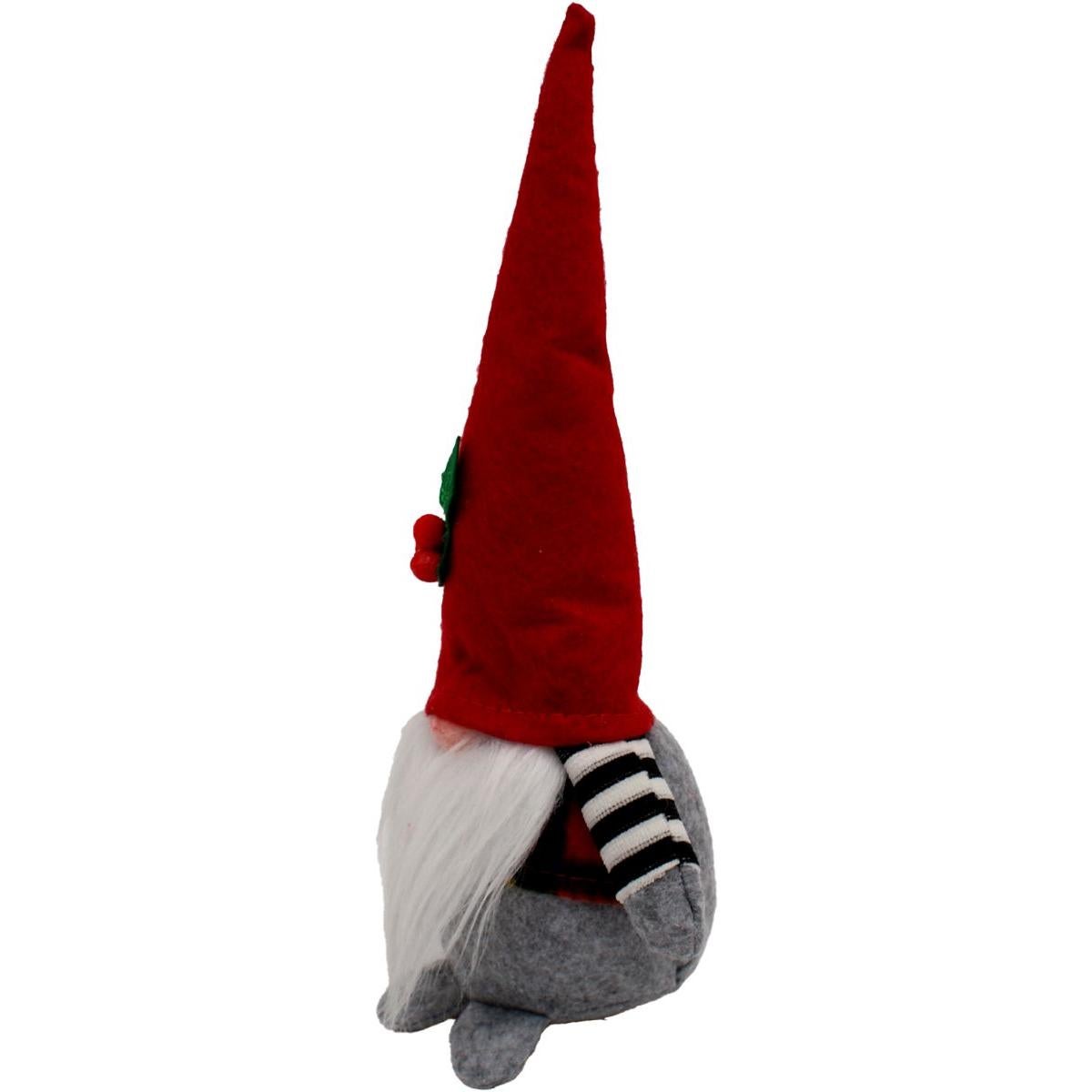 Skrzat dekoracyjny 30 cm z jarzębiną Boy