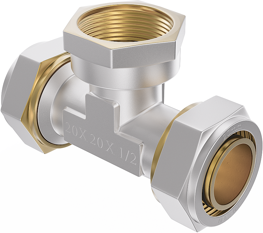 Mexen PEX-S te de compresie PEX 20 x 3/4 GW x 20 - W97232-2034F20-00 ...