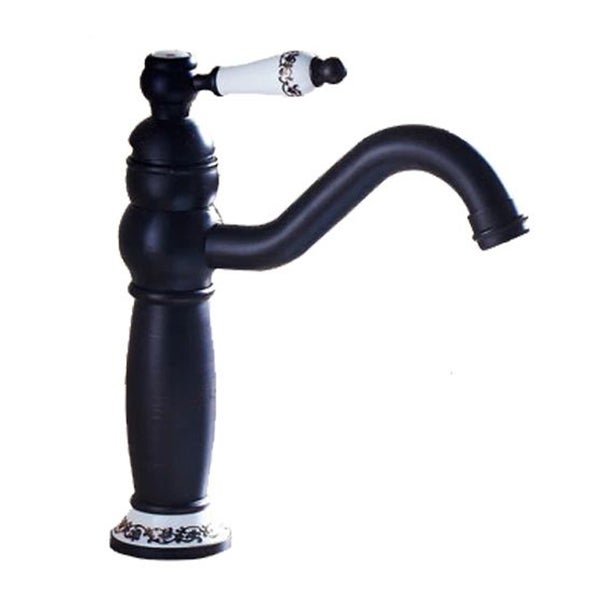 BATERIA UMYWALKOWA PALOMA STOJĄCA NISKA RETRO S-1109 CZARNA