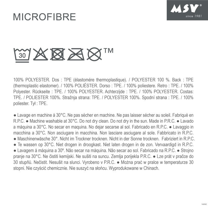 Tappetino da bagno in microfibra 40x60cm Rosa Pastello MSV - 5