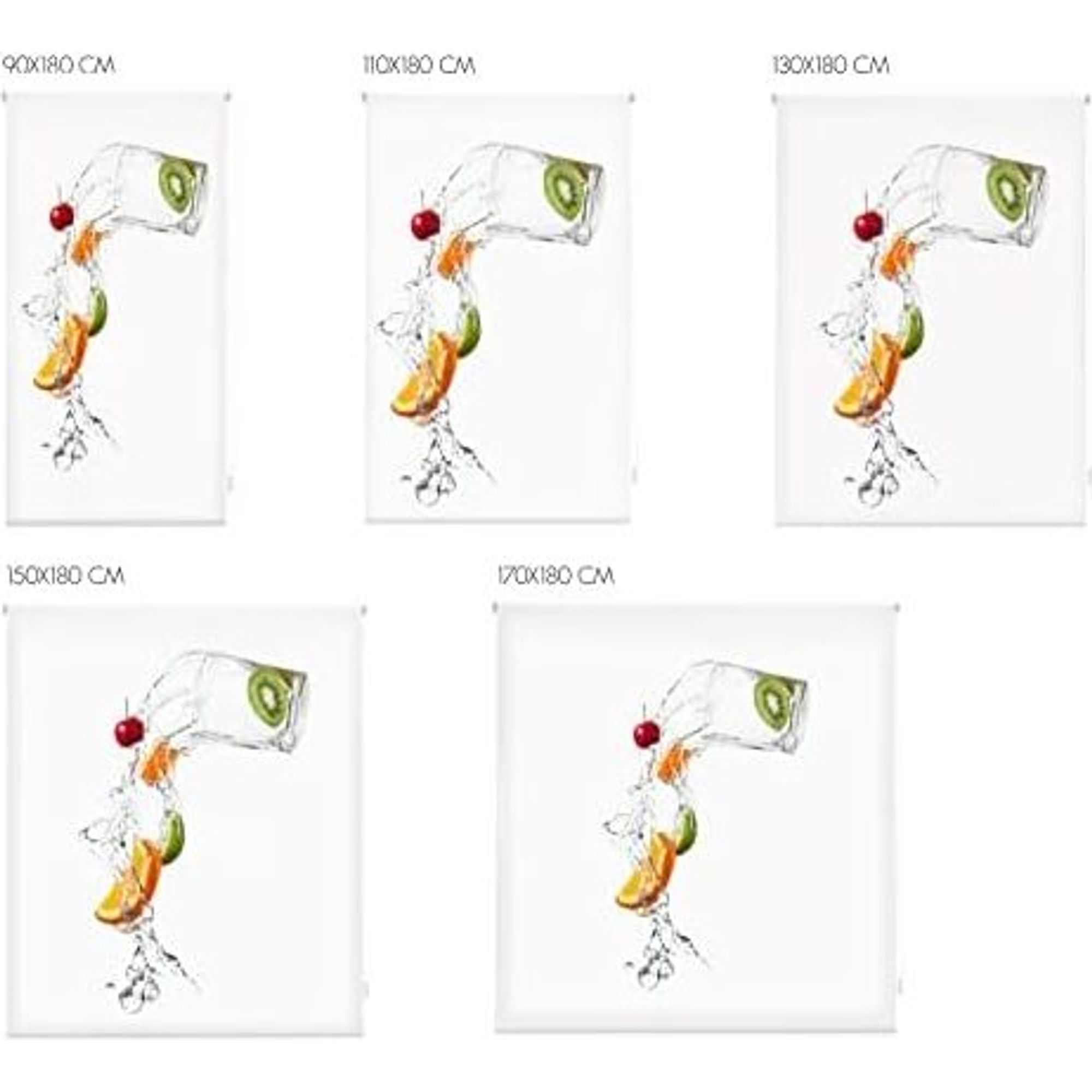 ECOMMERC3 | Tenda a rullo traslucida misura 90x180 - Tenda in tessuto misura 87x175 - 3