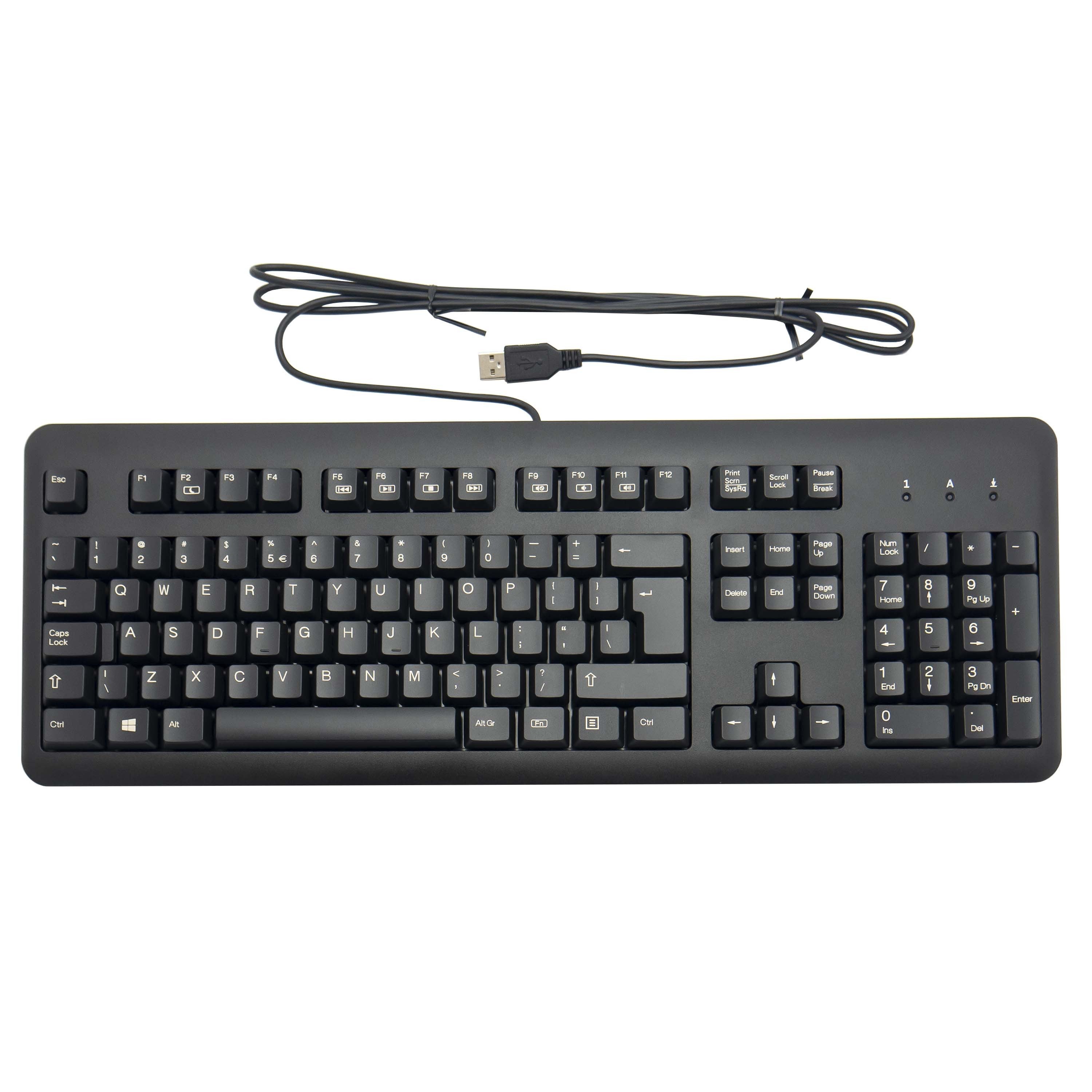HP Tastiera USB Slim Business – Cablata, Layout Italiano (Non Garantito) – Compatibile Con PC Aziendali HP - 6