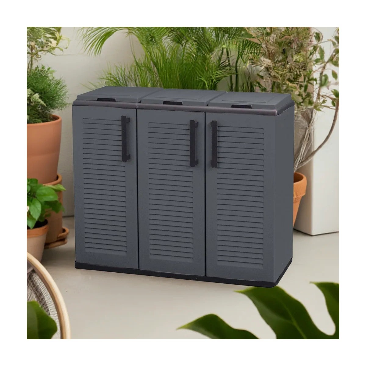 Armadio da Esterno Contenitore Raccolta Differenziata Antipioggia PP - 8