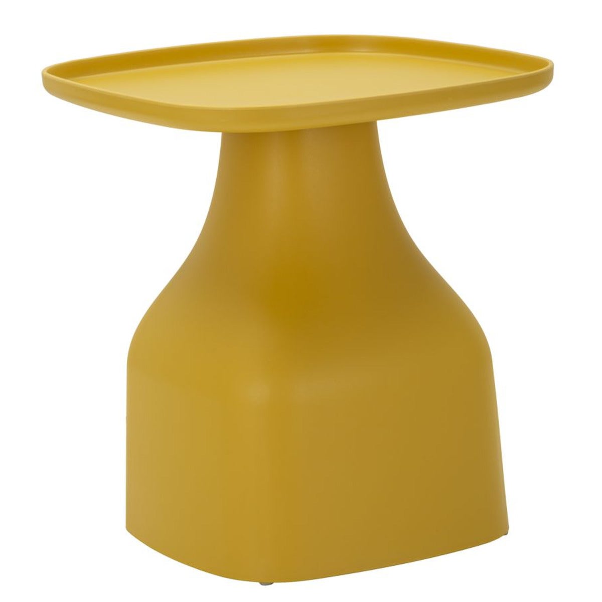Stolik Kawowy Leocadia, Tworzywo Sztuczne, Żółty, Seven Design
