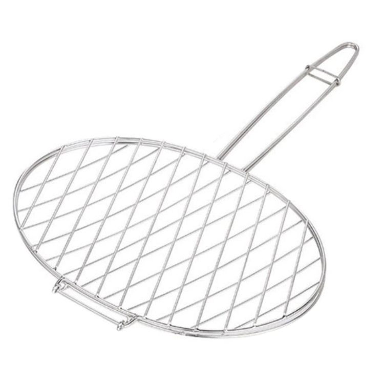 Grill, siatka do grilla, kosz do grillowania na zewnątrz, szczypce do ryb z grilla, nadaje się na kemping, grill