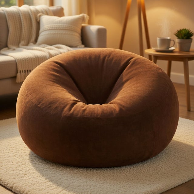 Fauteuil poire doux confortable lecture adulte 152 cm chambre balcon