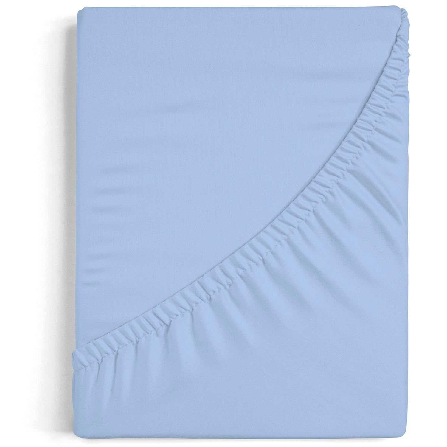 Lenzuolo Con Angoli 120x190/200cm Cotone 144 Fili - Rosa Per Letti Singoli - Foto 6