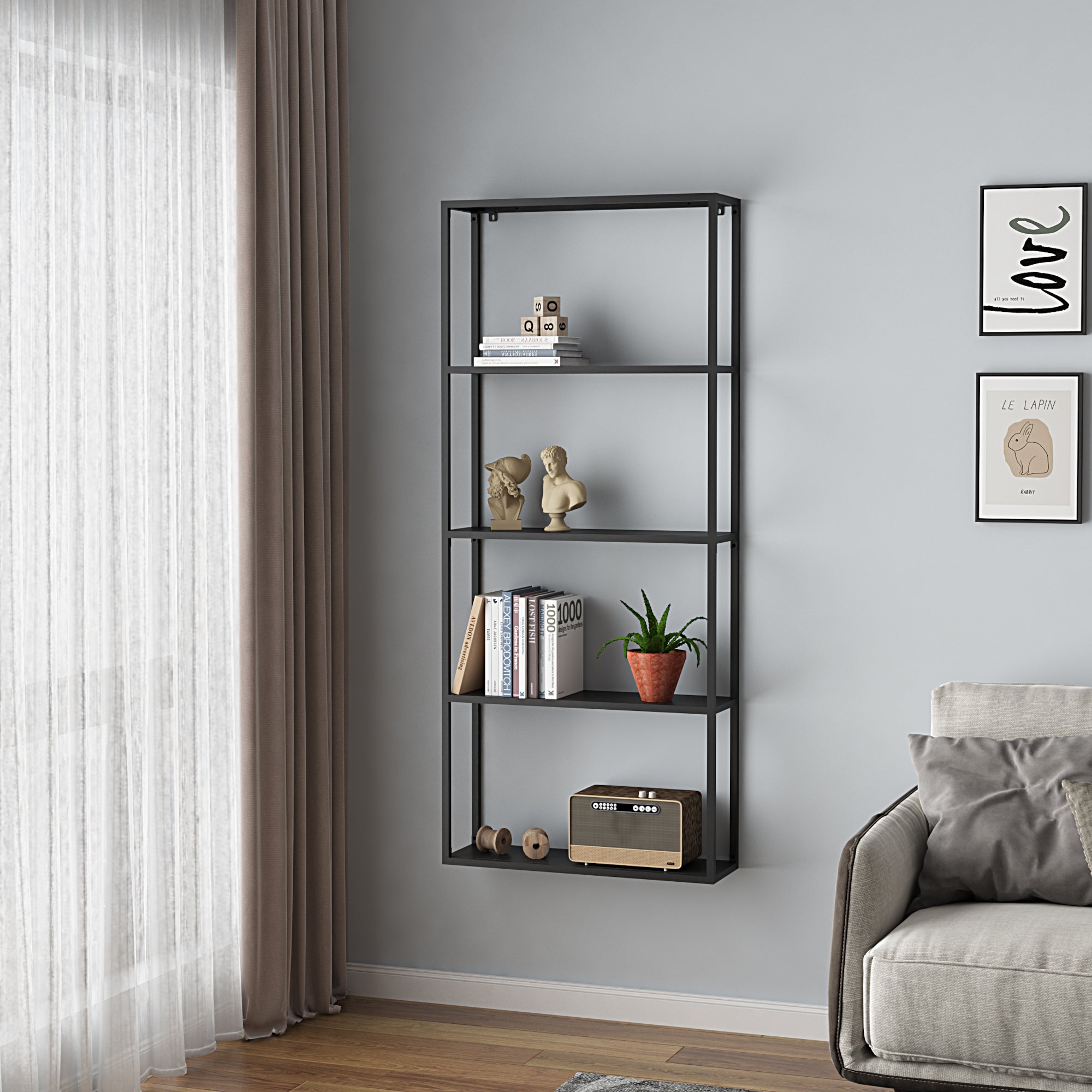 Étagère Unité MUJI En Acier Inoxydable