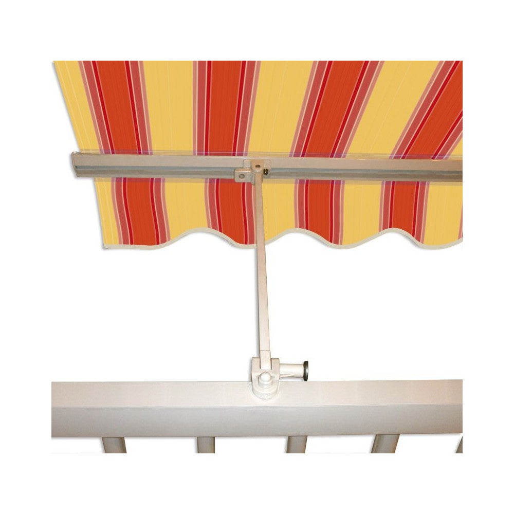 Toldo de balcón madura 1 m x 0,5 m manual (ses185r - multicolor)
