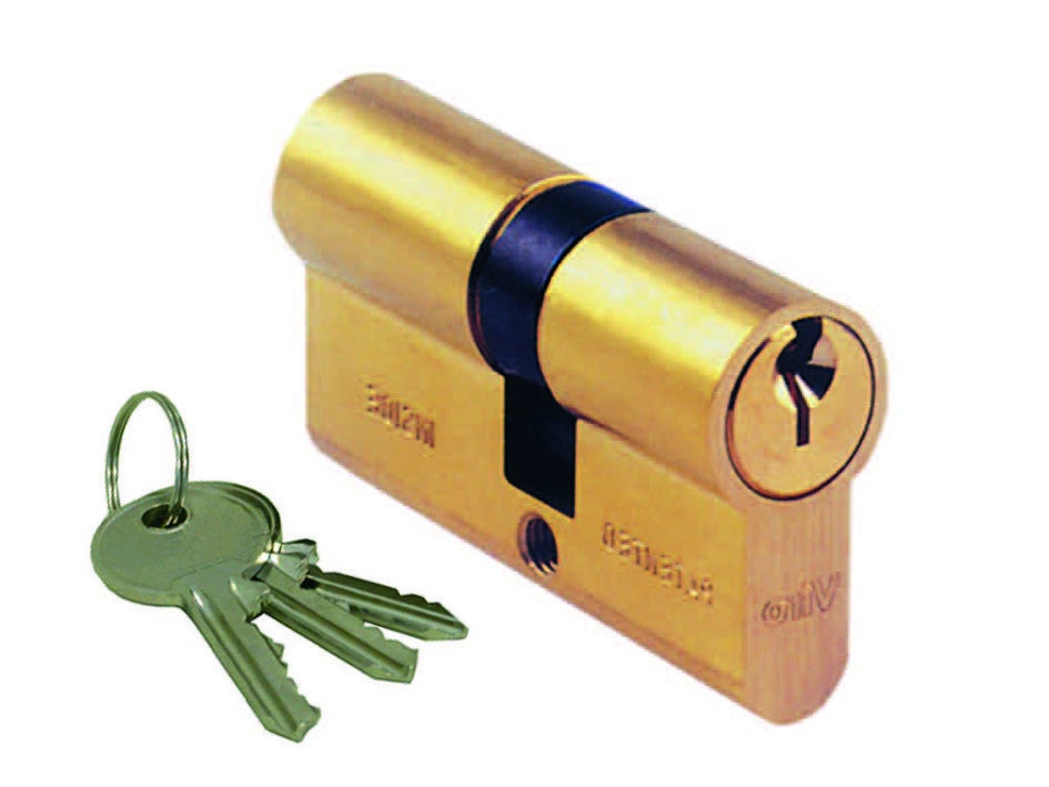 Cylindre De Serrure Viro Profilé - Longueur 722 Mm, Sécurité 60 D (27+33), Clé Mestra, Laiton, Neuf