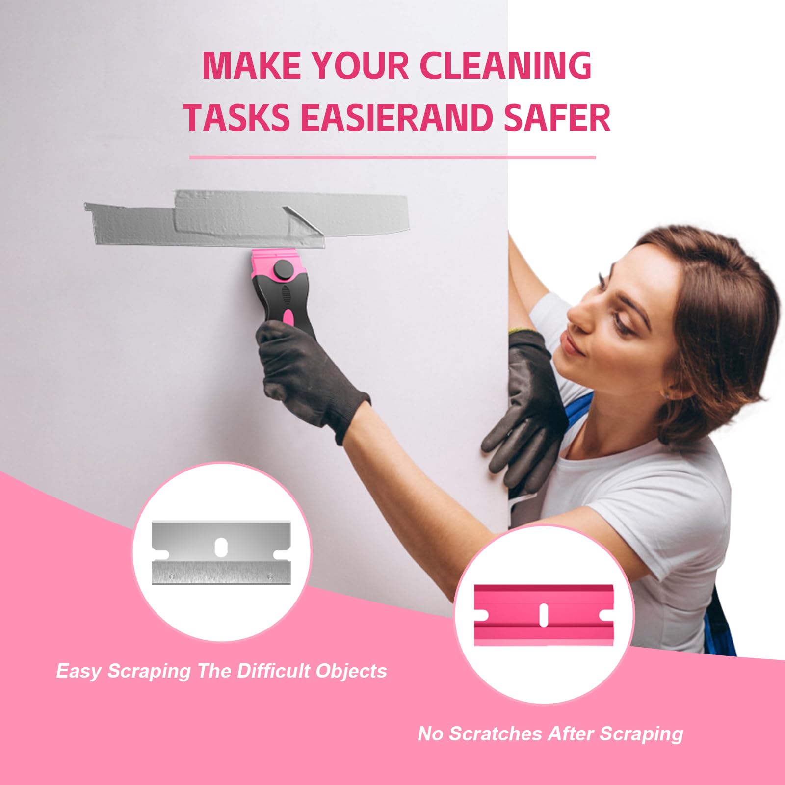 Raschietto Con Lama In Plastica (lama Nera) - Strumenti Per - Foto 6