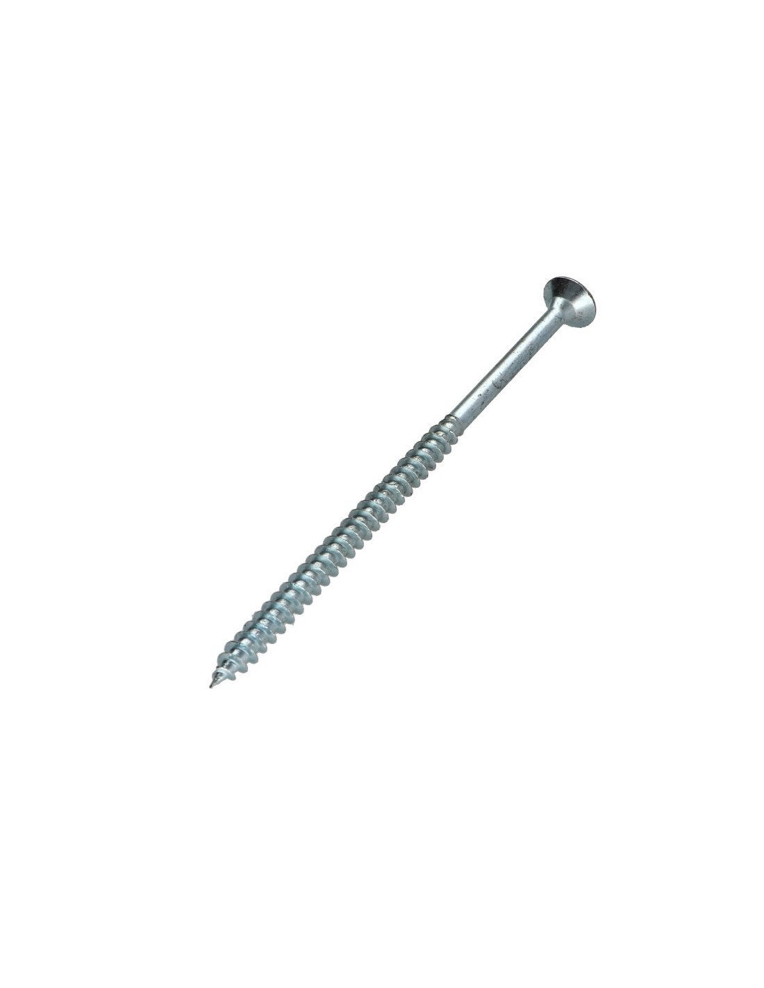VBA Vis bois agglo Tête fraisée Pozi N°3 6X140 Filetage partiel Acier zingué-10 pièces - 5
