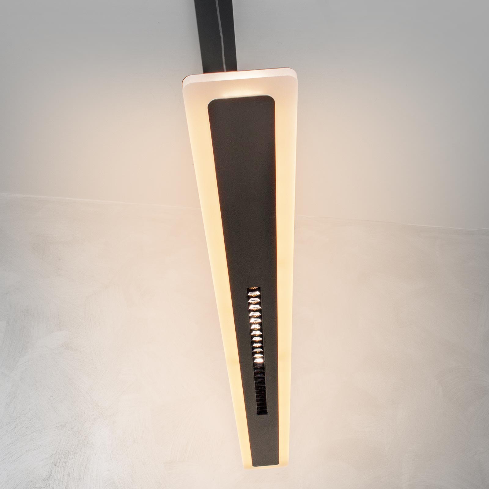 Lustre LED moderne à intensité variable 70 W CCT, lampe suspendue pour cuisine, bureau, avec télécommande 230V NOIR - 5
