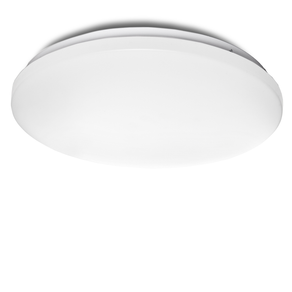 Alpinaluz Plafoniera LED Rotonda 36W 4500Lm 40cm - Con Selettore CCT (3000K/4000K/6000K) E Luce Laterale, Grigio, CRI85