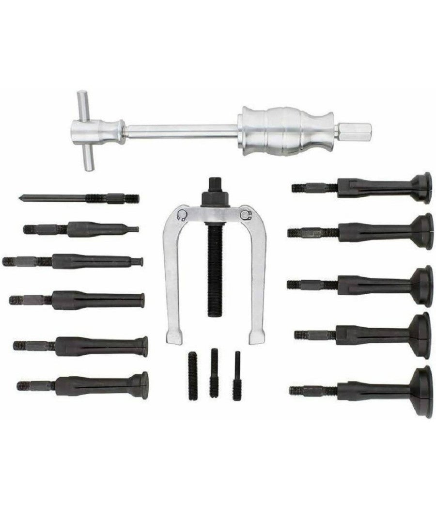 Trade Shop - Kit Estrattore Per Cuscinetti Interni Martello Scorrevole Set Rimozione 16 Pezzi - - 3