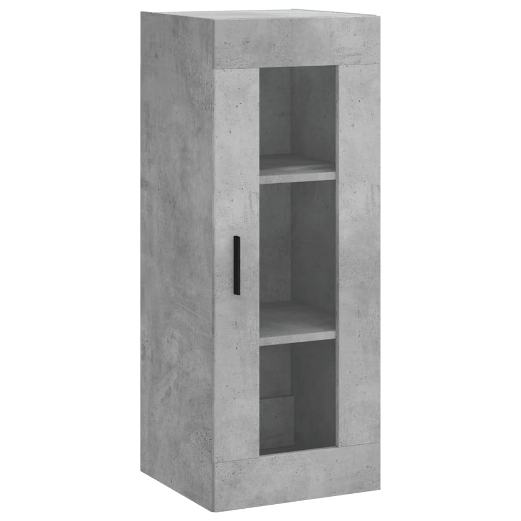 Credenza alta Grigio cemento 34,5x34x180 cm MDF - 5