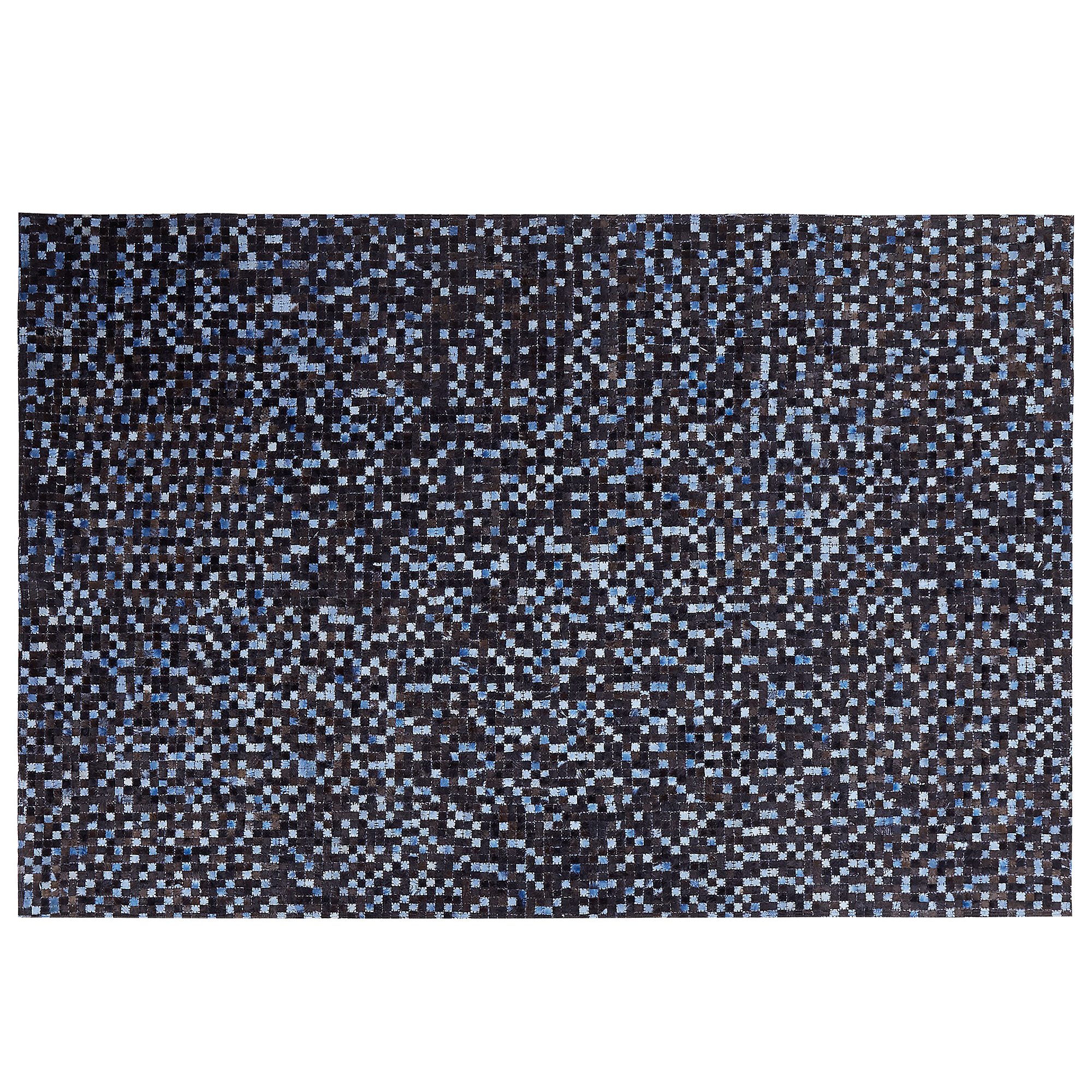 Covor IKISU Maro închis 140 x 200 cm Piele naturală