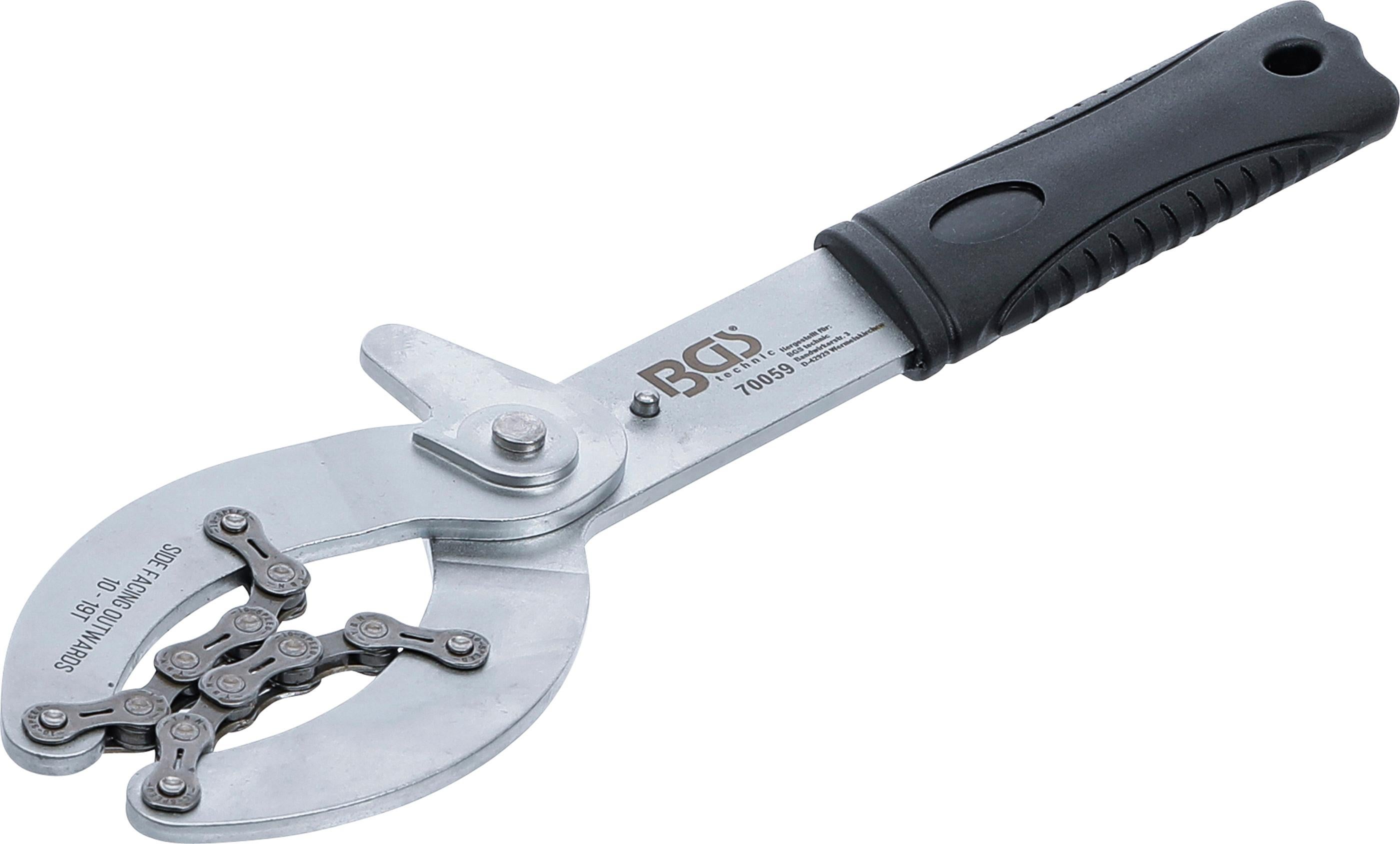 Pinza Per Tubi BGS 525 | 3 Punti Di Presa, 1 Pollice, Acciaio Cromo-Vanadio