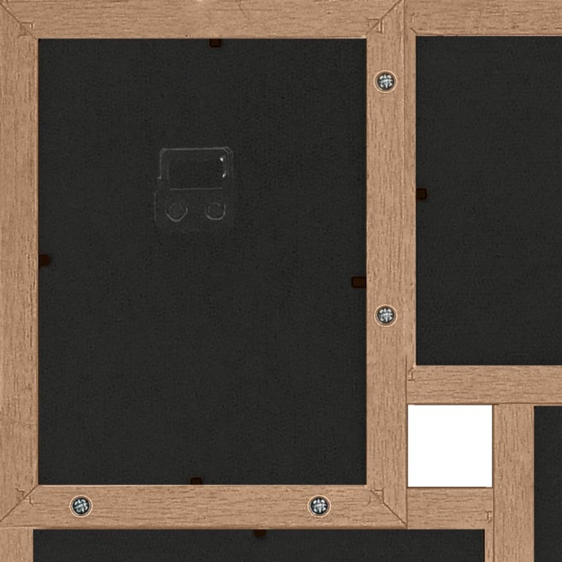 Collage de cadres photo de photo 24x(10x15 cm) Marron clair MDF - 5