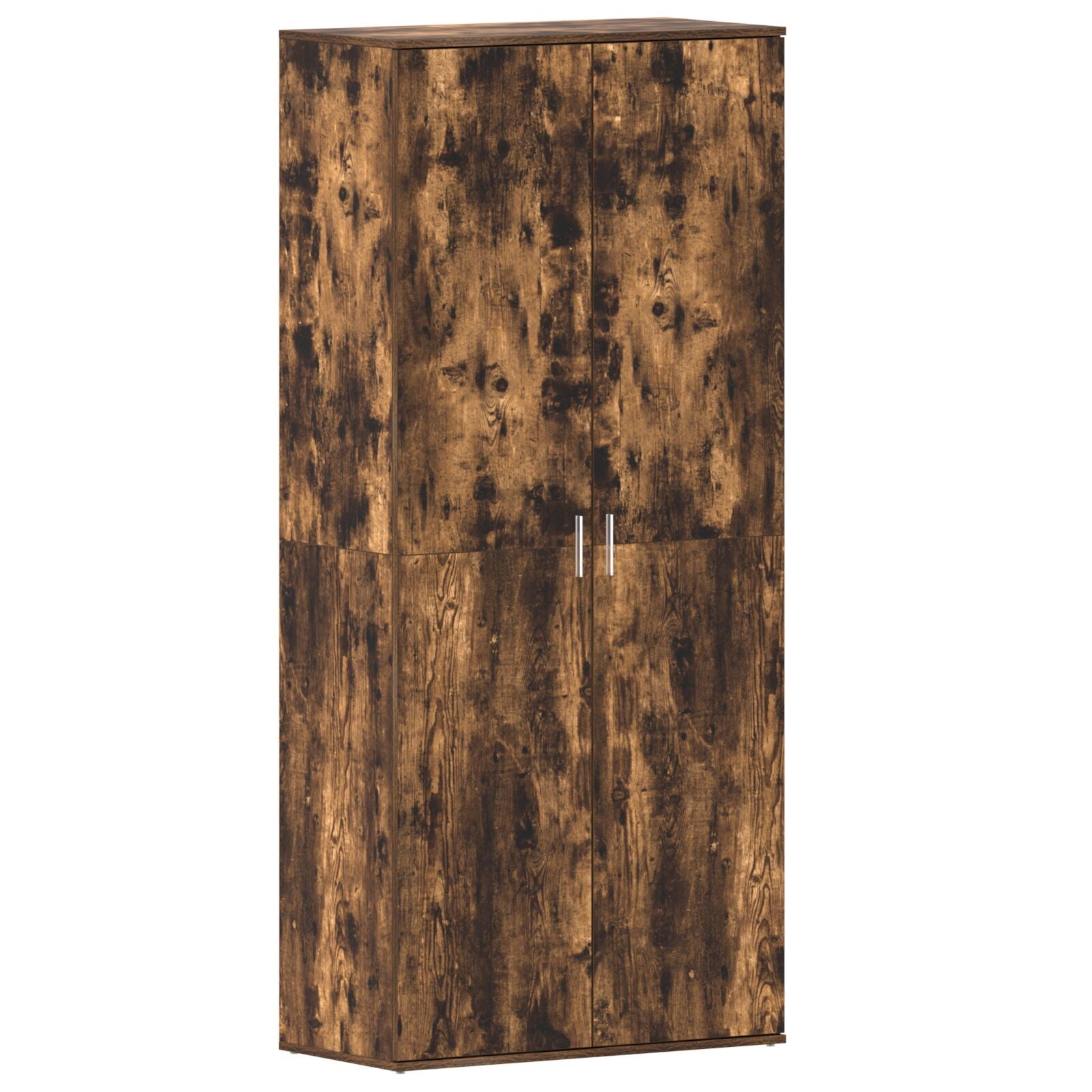 Szafka na buty z półką z drzwiami Dąb wędzony 80 x 39 x 178 cm vidaXL