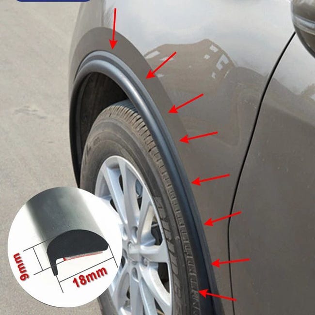 Striscia Di Tenuta In Gomma Per Auto Universale Striscia Di Tenuta Morbida Con Isolamento Acustico Fascia Elastica Per Bordi Adesivo Per Porta Tronco Guarnizione Copertura Del Motore