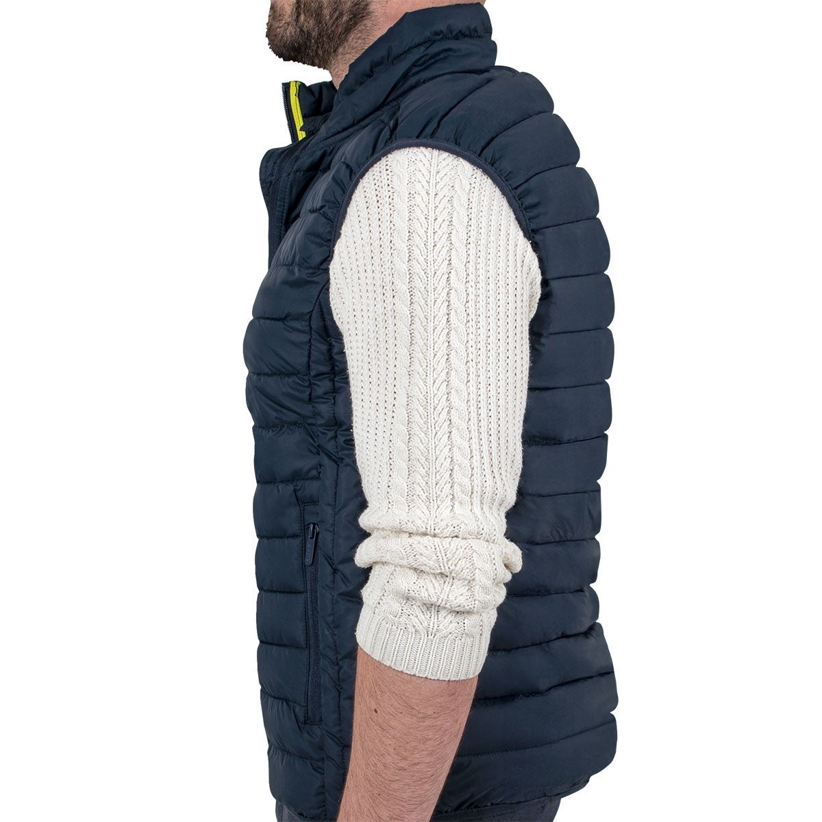 Gilet de travail sans manche Matelassé Bleu Taille XL Veste Doudoune Thermique VITO LOKI - 4
