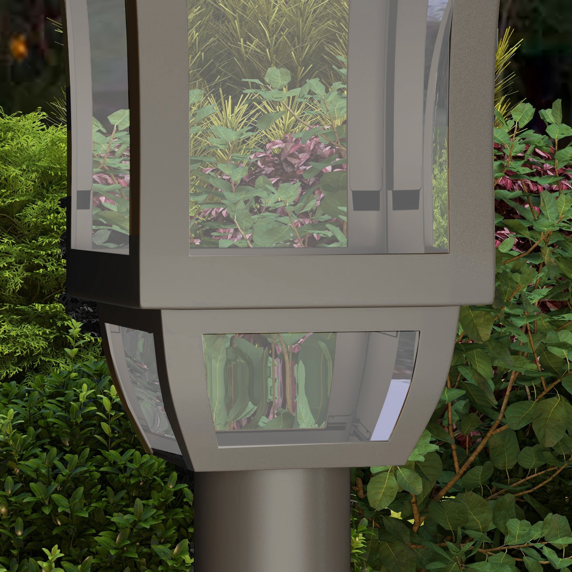 Lampadaire extérieur solaire ABS 127 cm Outsunny - 8