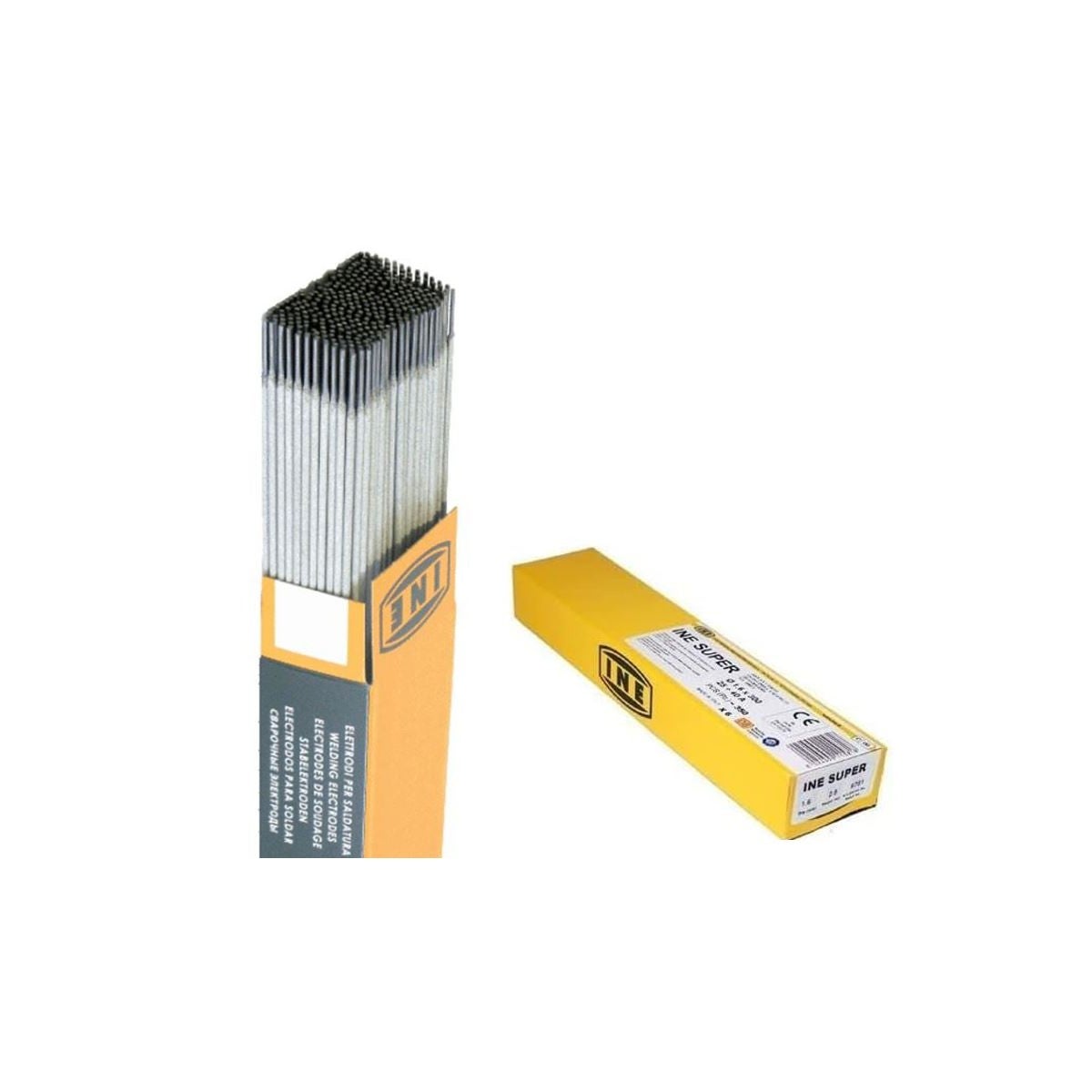 Electrodes de soudure Acier 1,6 x 300mm 350 Baguettes enrobées 2,5Kg