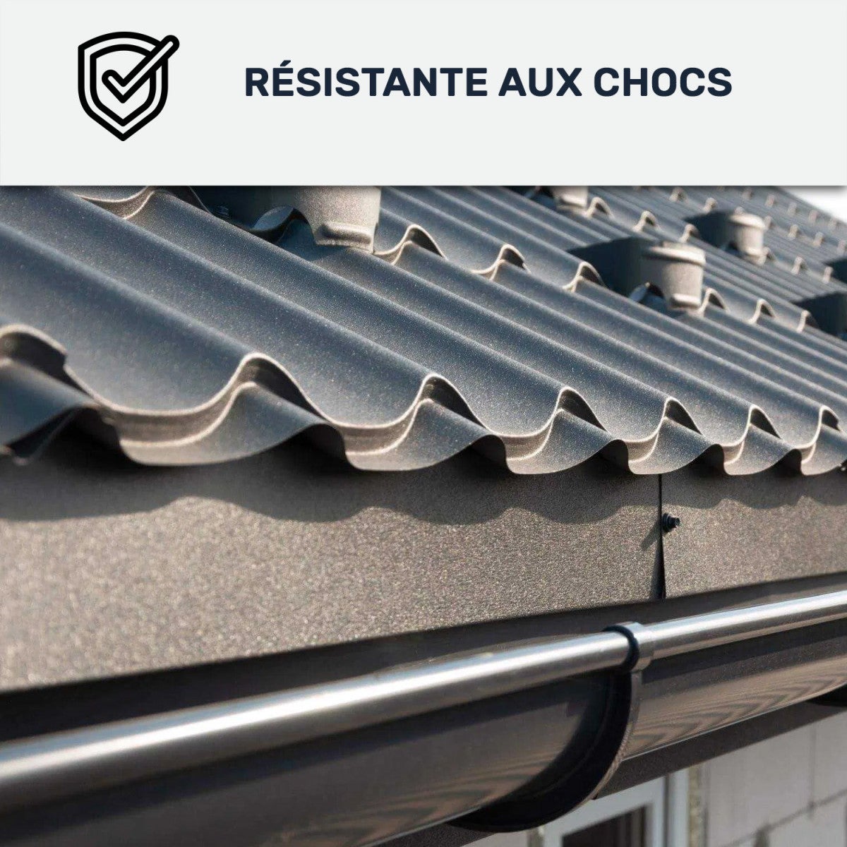 Peinture galva zinc toiture gouttière : Arcalaque 301. Gris Anthracite - RAL 7016 - 0.5 L - ARCANE INDUSTRIES - 4