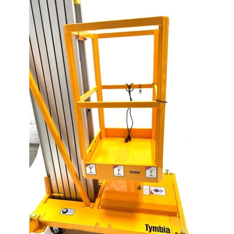 Plataforma elevatória Tymbia, com 12 m de altura, carga de cabo de 125 kg - 5