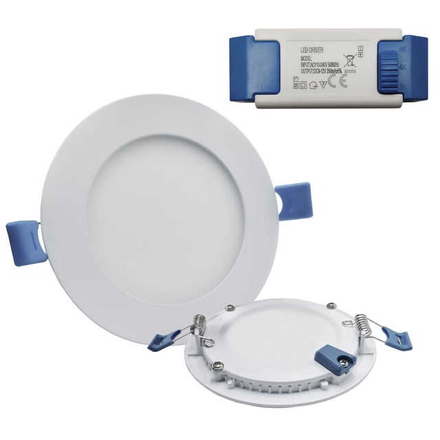 Faretto LED Da Incasso Rotondo 6W Dimmabile – Bianco Freddo 6000K, Vetro E Alluminio, Foro 75mm