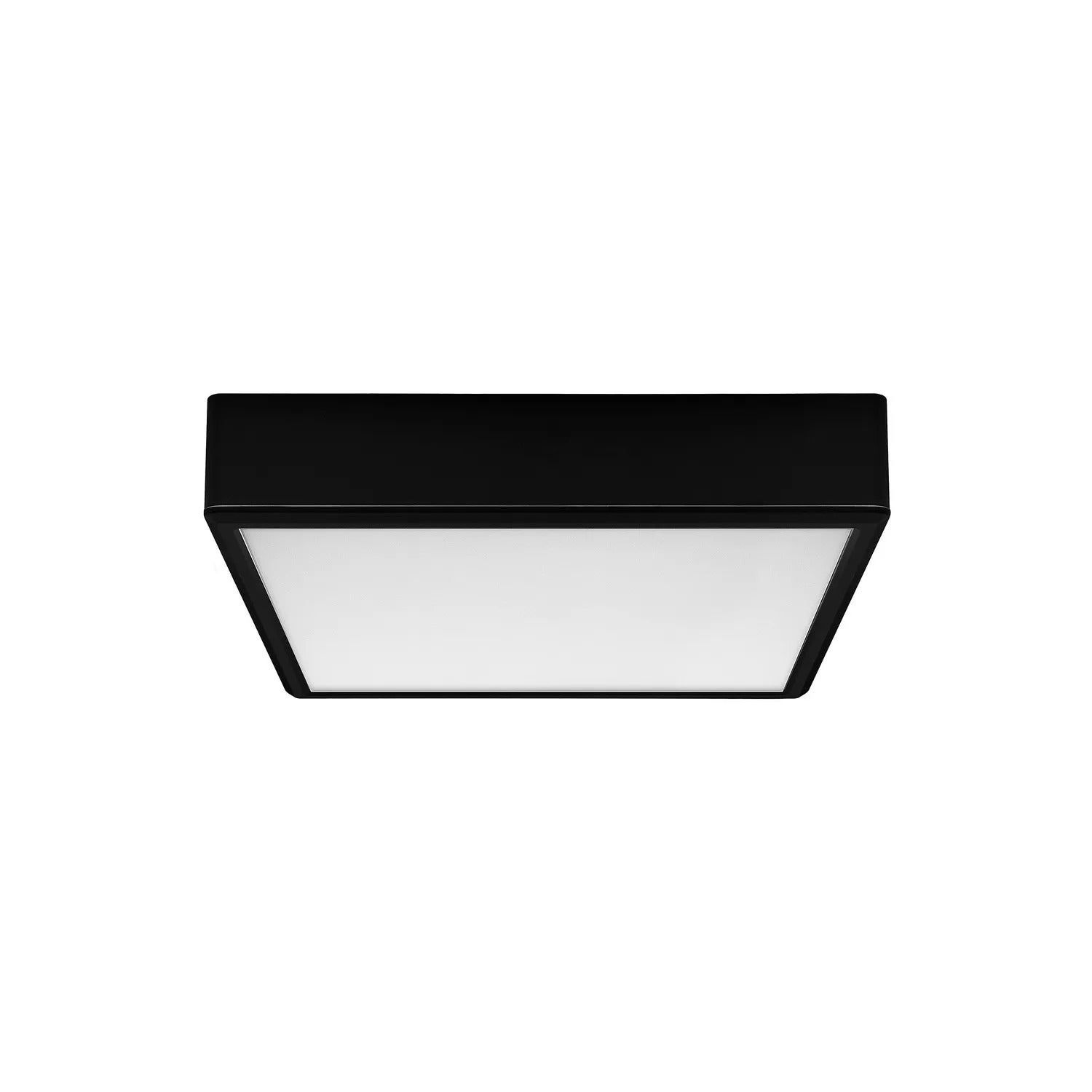 Plafon Lauri kwadratowy czarno-biały LED 22W 3000-6000K 2100lm wym: 4 x 21,5 cm IP20 tworzywo sztuczne Rabalux