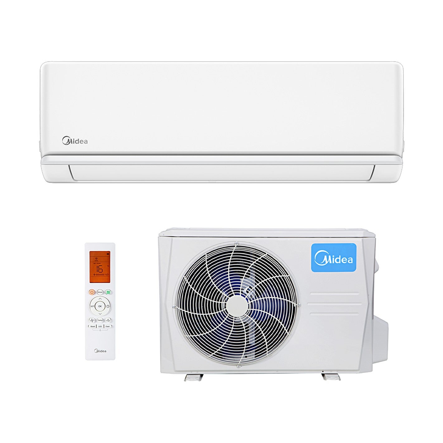 Midea  Aire Acondicionado Blanc 2.0 4500 Frig. 1X1 R32 Wifi , Leroy Merlin