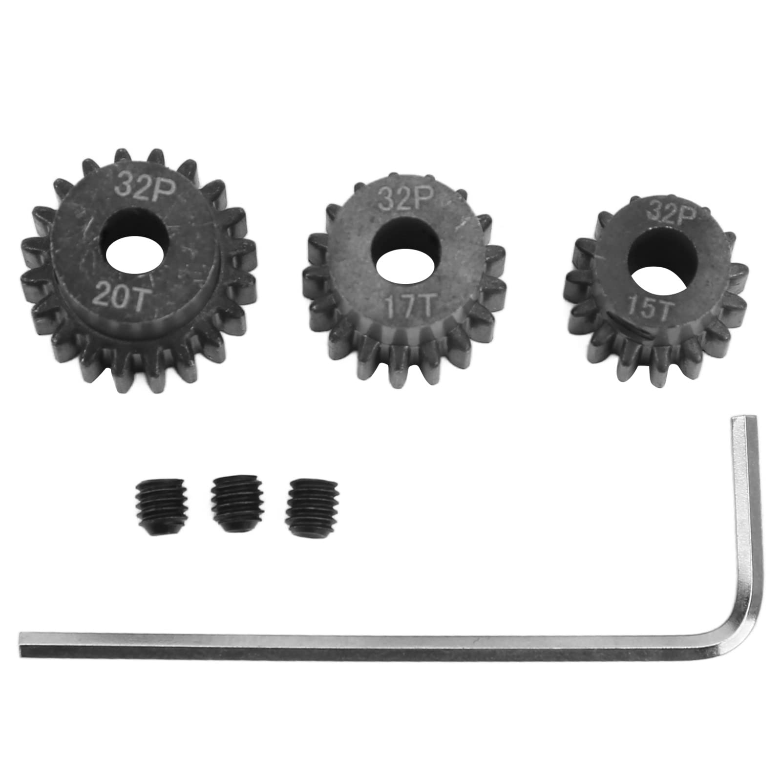 Ensemble De 3 Engrenages Pour Moteur RC 15T 17T 20T Pignon De Moteur En Acier 0 8 Mod Pour Modele De Voiture Arrma Granite 1 10 94352630 Ensemble De 3 Engrenages Pour Moteur RC 15T 17T 20T Pignon De Moteur En Acier 0 8 Mod Pour Modele De Voiture Arrma Granite 1 10 94352630